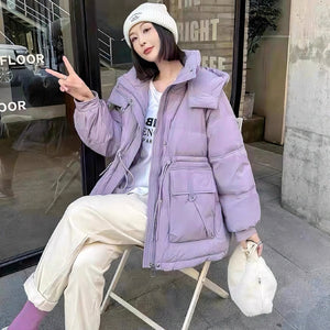 Áo khoác lông vũ form dài - A1145