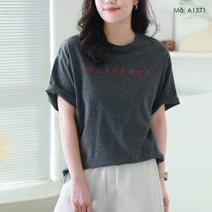 Áo T-shirt ngắn tay cổ tròn - A1371