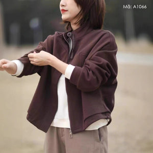 Áo khoác nỉ cổ bóng chày - A1065