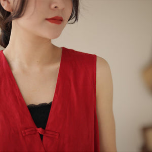 Quần BAGGY yếm một màu eo thắt dây - NU3204