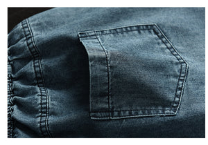 Quần baggy denim ống rộng kiểu một khuy cài - NU8749