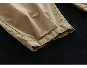 Quần baggy lửng lưng thun dây rút hai túi - Q149