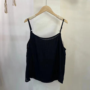 Áo t-shirt linen hai dây sát nách - NU10107