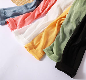Áo khoác len cardigan dệt kim dài tay cổ V - NU9017