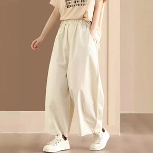 Quần baggy lưng thun khuy cài hai túi chéo - NU9945