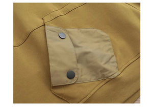 Áo hoodies dài tay một màu túi kiểu - NU9080