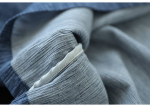 Quần baggy lưng cao ống rộng kiểu gợn sóng - NU8766