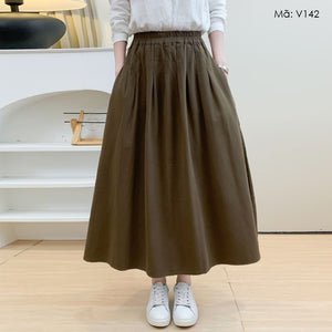 Chân váy xòe lưng thun - V142