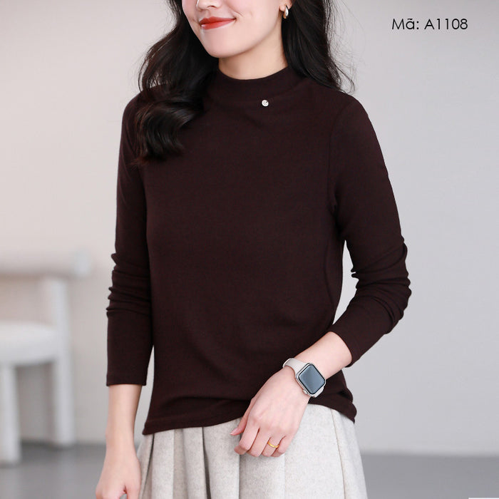 Áo T-shirt dài tay cổ tròn - A1108