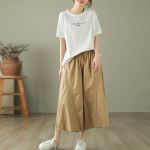 Áo T-shirt Do You Know ngắn tay cổ tròn - NU10106