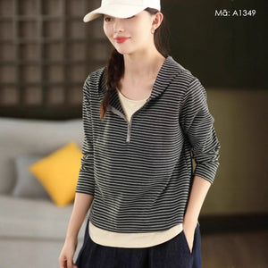 Áo hoodies dài tay kiểu hai lớp - A1349