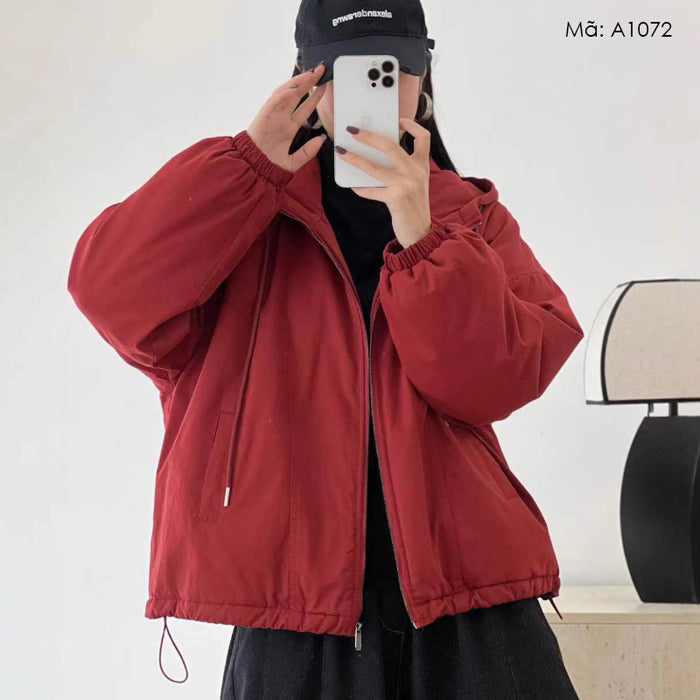 Áo khoác dài tay chần bông - A1072