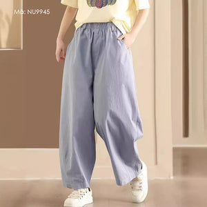 Quần baggy lưng thun khuy cài hai túi chéo - NU9945