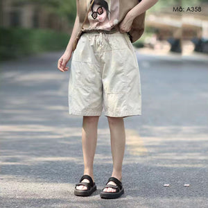 Quần sooc lưng thun túi sau - Q358