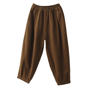 Quần baggy lưng thun ống côn xếp ly - NU9719