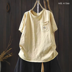 Áo T-shirt ngắn tay túi đôi - A1366