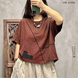 Áo T-shirt ngắn tay cổ tròn - A1544