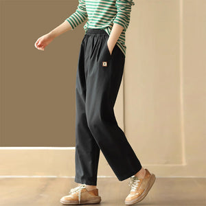 Quần baggy lưng thun ống côn một túi sau - NU9180