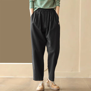 Quần baggy lưng thun ống côn một túi sau - NU9180