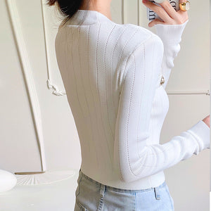 Áo khoác len cardigan dài tay khuy lớn - NU8496