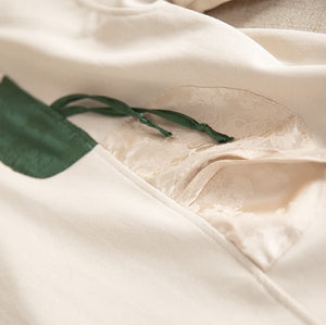 Áo T-shirt ngắn tay cổ tròn bán nguyệt - NU10068