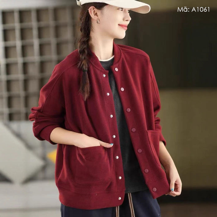 Áo khoác bóng chày cổ đứng - A1060