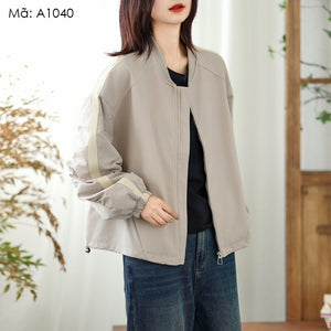 Áo khoác da dài tay - A1039