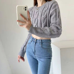 Áo len form ngắn - NOD02