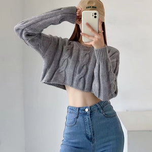 Áo len form ngắn - NOD02
