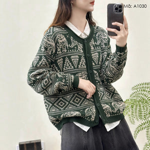 Áo khoác len retro - A1029