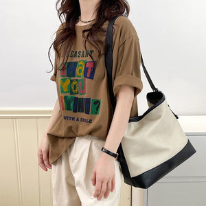 Áo T-shirt what you saying ngắn tay cổ tròn - NU9950