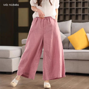 Quần baggy linen lưng thun - NU8483