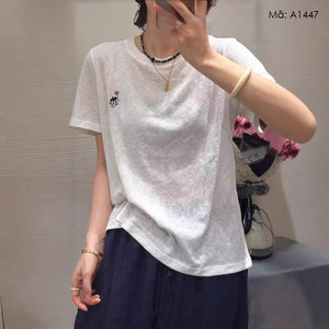 Áo T-shirt ngắn tay cổ tròn - A1447