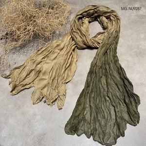 Khăn quàng linen nhuộm gradient retro - NU9286