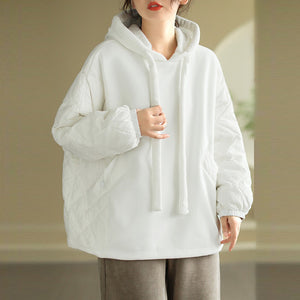 Áo hoodies nỉ dài tay hai túi chéo trần bông - NU9425