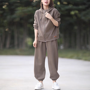 Áo hoodies dài tay khóa kéo hai túi chéo - NU9172