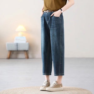 Quần baggy denim retro ống đứng khuy cài - NU8904