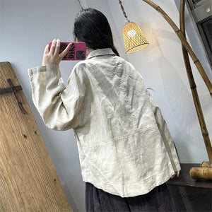 Áo khoác blazer dài tay hai túi vuông một khuy - NU9166