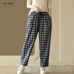 Quần baggy caro - Q283