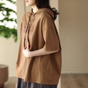 Áo hoodies ngắn tay in chữ KEEP - NU8773