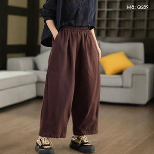 Quần baggy retro ống rộng - Q287
