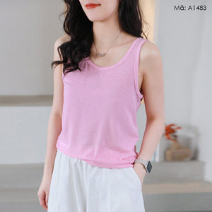 Áo T-shirt sát nách cổ tròn - A1483