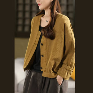 Áo khoác linen dài tay - A1041