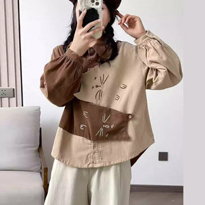 Áo sơ mi nhung dài tay - A1048