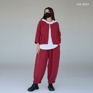 Bộ đồ gồm áo khoác và quần baggy - B023