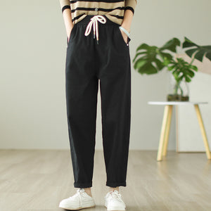 Quần baggy lưng cao thun ống đứng - NU9873