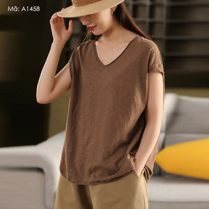 Áo T-shirt sát nách cổ V - A1458