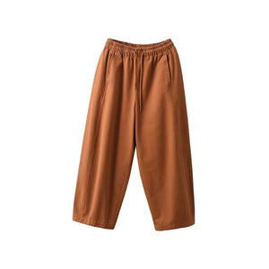 Quần baggy lưng thun dây rút ống đứng túi chéo - Q121
