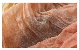 Khăn quàng linen nhuộm gradient retro - NU9286