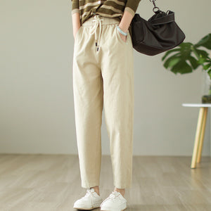 Quần baggy lưng cao thun ống đứng - NU9873